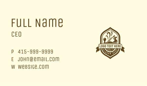 Wood Planer Lumber  Business Card Design Image Preview