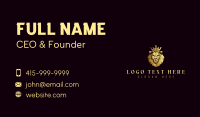 Royal Crown Lion Business Card Design