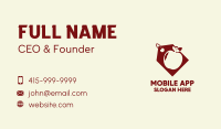 Red Apple Coupon  Business Card Image Preview