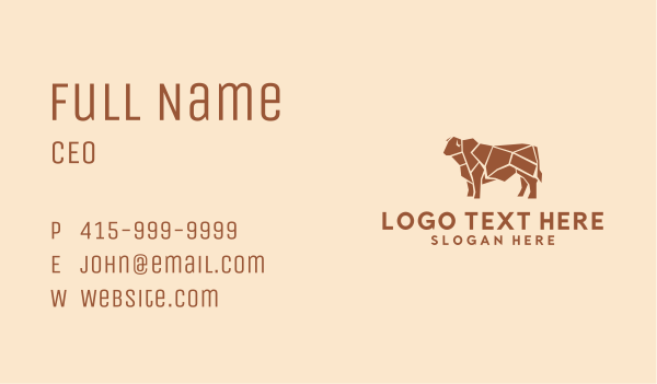 Beef Meat Shop  Business Card Design Image Preview