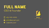 Electric Energy Bolt Letter B Business Card Image Preview