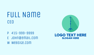 Medical Intravenous Pole Business Card Image Preview