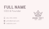 Royalty Jewel Crown  Business Card Image Preview