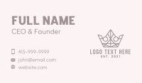 Royalty Jewel Crown  Business Card Preview