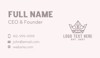 Royalty Jewel Crown  Business Card Design