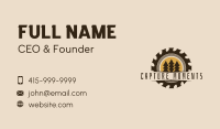 Carpentry Forest Tree Business Card Image Preview