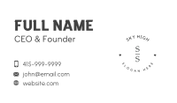 Minimalist Jewel Brand Business Card Image Preview