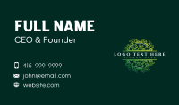 Natural Flower Gardening Business Card Image Preview