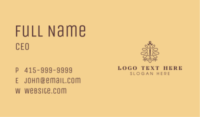 Needle Thread Floral Tailor Business Card Image Preview