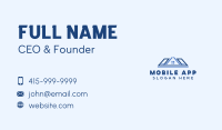 Construction Home Roofing Business Card Design
