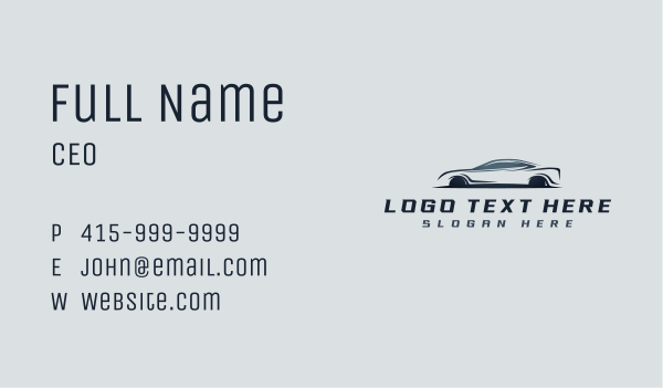 Car Automotive Sedan Business Card Design Image Preview