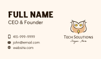 Dove Owl Bird Business Card Image Preview