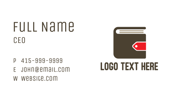 Wallet Tag Business Card Design Image Preview