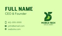 Green Vegetable Number 25 Business Card Image Preview