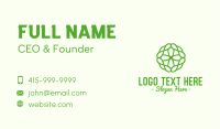 Green Organic Pattern Business Card Image Preview