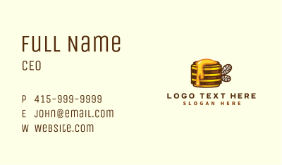 Honey Jar Bumblebee Business Card Image Preview