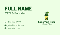 Avocado Smoothie Business Card Preview