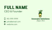 Avocado Smoothie Business Card Image Preview