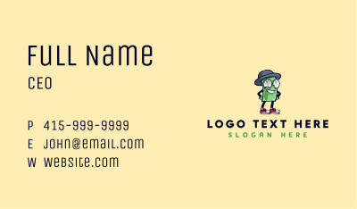 Money Cash Mascot Business Card Image Preview