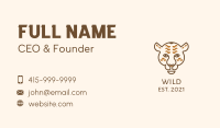 Wild Jaguar Animal Business Card Image Preview