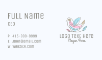 Minimalist Bird Leaves Business Card Image Preview