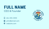 Summer Tsunami Wave Business Card Preview