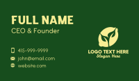 Natural Organic Lemon  Business Card Image Preview