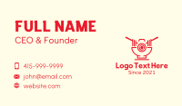 Ramen Bowl Camera Lens Business Card Image Preview