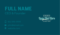 Basketball Varsity Wordmark Business Card Image Preview
