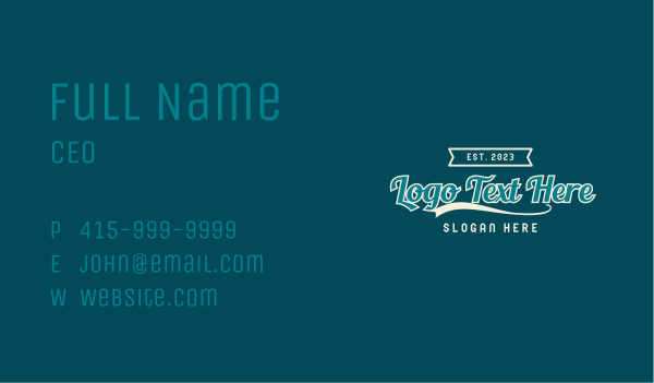 Basketball Varsity Wordmark Business Card Design Image Preview