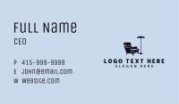 Lamp Chair Furniture Business Card Image Preview