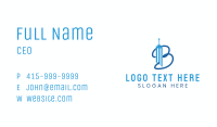 Building  Tower Letter B Business Card Image Preview