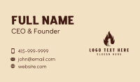 Chicken Flame BBQ Business Card Design