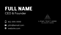 Angular Stripes Pyramid Business Card Image Preview