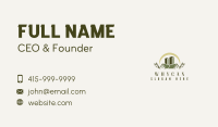 Tropical Building Lodging Business Card Image Preview