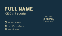 Vintage Hipster Wordmark Business Card Image Preview