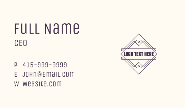 Generic Business Agency Business Card Design Image Preview