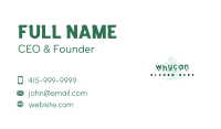 Fun Garden Wordmark Business Card Image Preview