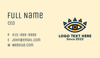 Ancient Mystic Eye Business Card Image Preview