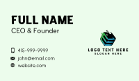 Glitch Cube Letter E Business Card Image Preview