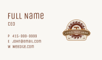 Woodwork Saw Blade Business Card Image Preview