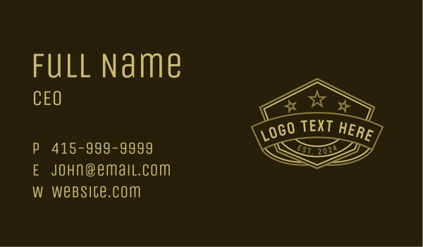 Professional Star Studio Business Card Design Image Preview