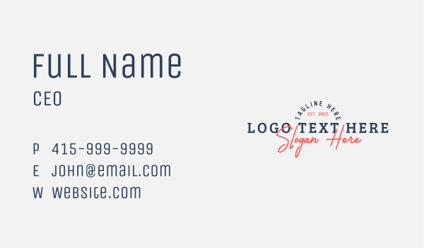 Urban Business Wordmark Business Card Design Image Preview