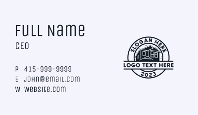 House Roofing Repair Business Card Image Preview