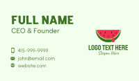 Fresh Watermelon Fruit Business Card Image Preview