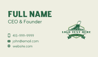 Lawn Mower Grass Cutting Business Card Image Preview