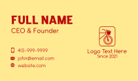 Red Grocery Bike Business Card Image Preview