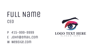 Eye Stylist Cosmetics Business Card Image Preview