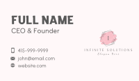 Hexagon Brushstroke Lettermark  Business Card Image Preview