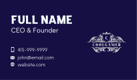 Royal Ornamental Crest Business Card Image Preview